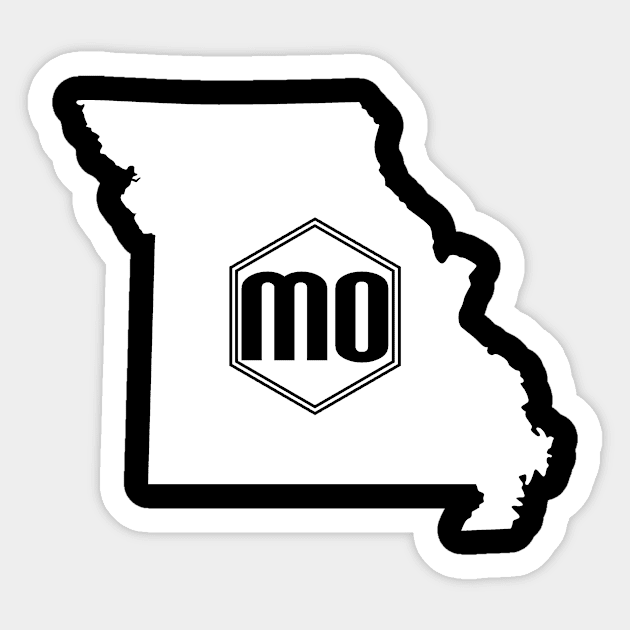 Missouri Homer (White) Sticker by caknuck